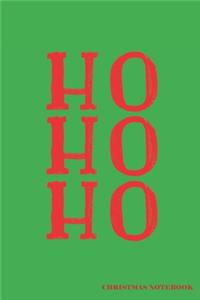 Ho Ho Ho Christmas Notebook