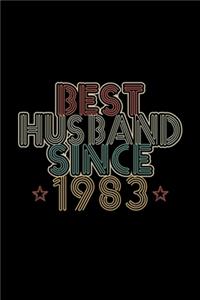 Best Husband Since 1983: Lined Journal, 120 Pages, 6x9 Sizes, 37th Wedding Anniversary Gift - 37 year Wedding Anniversary Gift for Husband Couple who Married in 1983