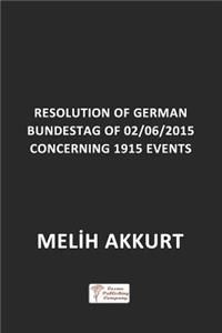 Resolution of German Bundestag of 02/06/2015 Concerning 1915 Events