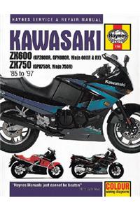 Kawasaki ZX600 and 750 Fours (85-97) Service and Repair Manual