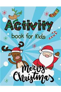 Merry Christmas Activity Book For Kids