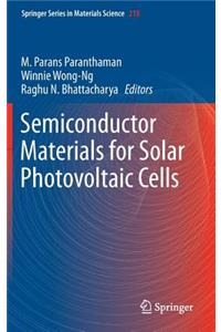 Semiconductor Materials for Solar Photovoltaic Cells