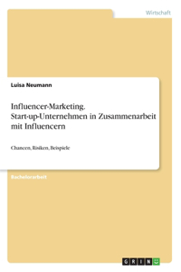 Influencer-Marketing. Start-up-Unternehmen in Zusammenarbeit mit Influencern