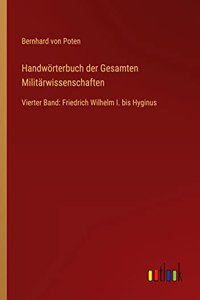 Handwörterbuch der Gesamten Militärwissenschaften