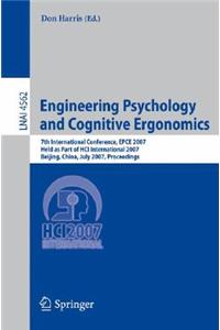 Engineering Psychology and Cognitive Ergonomics