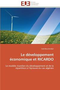 Le D�veloppement �conomique Et Ricardo