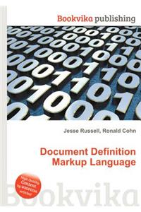 Document Definition Markup Language