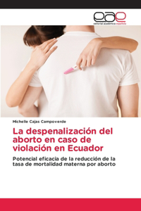 despenalización del aborto en caso de violación en Ecuador