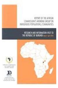 Report of the African Commission's Working Group on Indigenous Populations / Communities