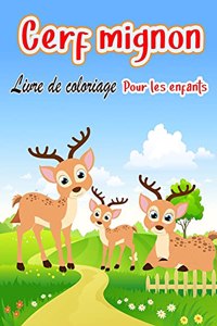 Cerf mignon Livre de coloriage
