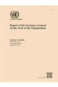 Report of the Secretary-General on the Work of the Organization