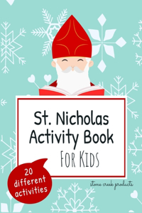 St. Nicholas Activity Book for Kids 20 Different Activities