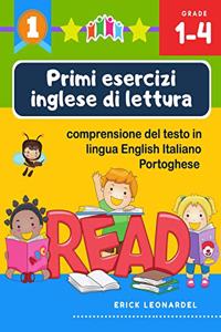 Primi esercizi inglese di lettura comprensione del testo in lingua English Italiano Portoghese