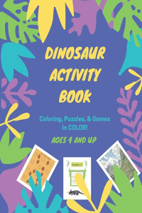 Dinosaur Activity Book