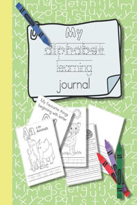 My alphabet learning journal