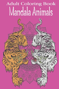 Adult Coloring Book Mandala Animals