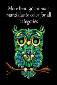 More than 90 animals mandalas to color for all categories