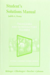 Student's Solutions Manual for Prealgebra and Introductory Algebra