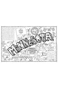 Minnesota Symbols & Facts Funsheet - Pack of 30