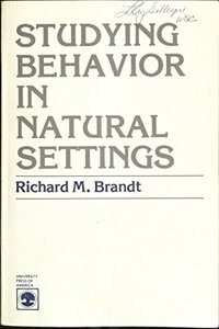 Studying Behavior in Natural Settings