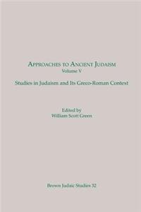 Approaches to Ancient Judaism