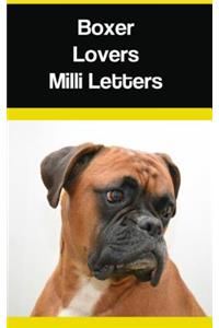 Boxer Lovers Milli Letters