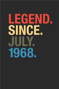 Legend Since July 1968
