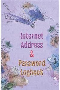 Internet Address & Password Logbook