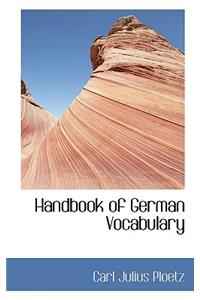 Handbook of German Vocabulary
