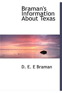 Braman's Information about Texas