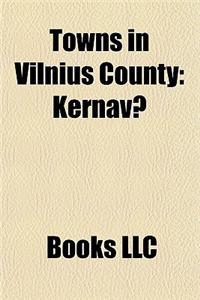 Towns in Vilnius County