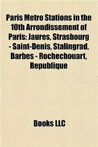 Paris Metro Stations in the 10th Arrondissement of Paris