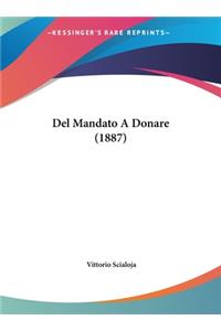 del Mandato a Donare (1887)