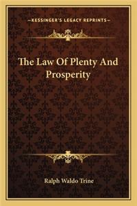 Law of Plenty and Prosperity