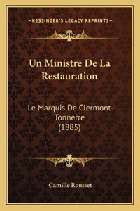 Ministre De La Restauration