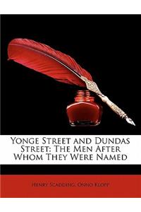 Yonge Street and Dundas Street