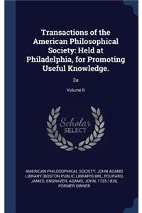 Transactions of the American Philosophical Society