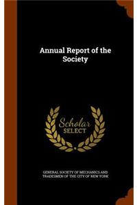 Annual Report of the Society