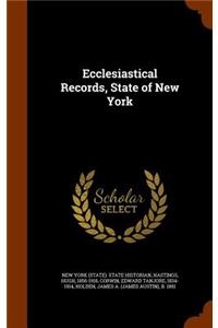 Ecclesiastical Records, State of New York