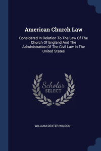American Church Law