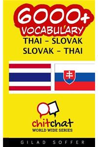 6000+ Thai - Slovak Slovak - Thai Vocabulary