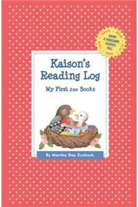 Kaison's Reading Log