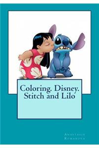 Coloring. Disney. Stitch and Lilo