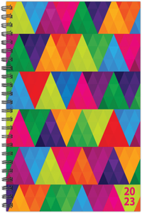 Colorful Geometric 6.5 X 8.5 Softcover Weekly Planner