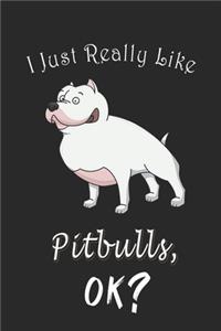 I Just Really like Pitbulls, OK ? Journal