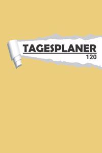Tagesplaner Pastel Gelb Retro