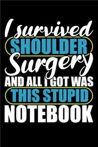 I Survived Shoulder Surgery And All I Got Was This Stupid Notebook