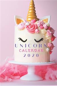 Unicorn Calendar Planner 2020