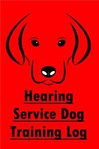 Hearing Service Dog Training Log