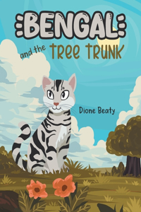 Bengal and the Tree Trunk